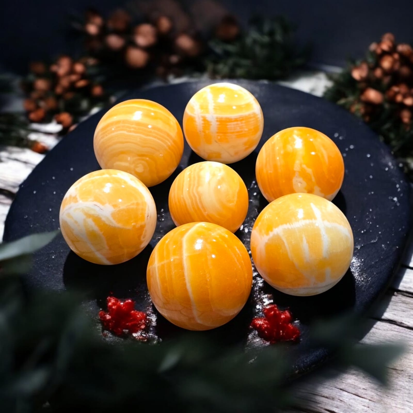 Yellow Calcite Sphere